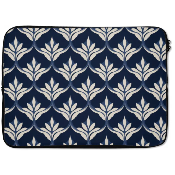 Modern - Ontwerp - Blauw laptophoes neopreen klein 279 -zkaufland3dotto