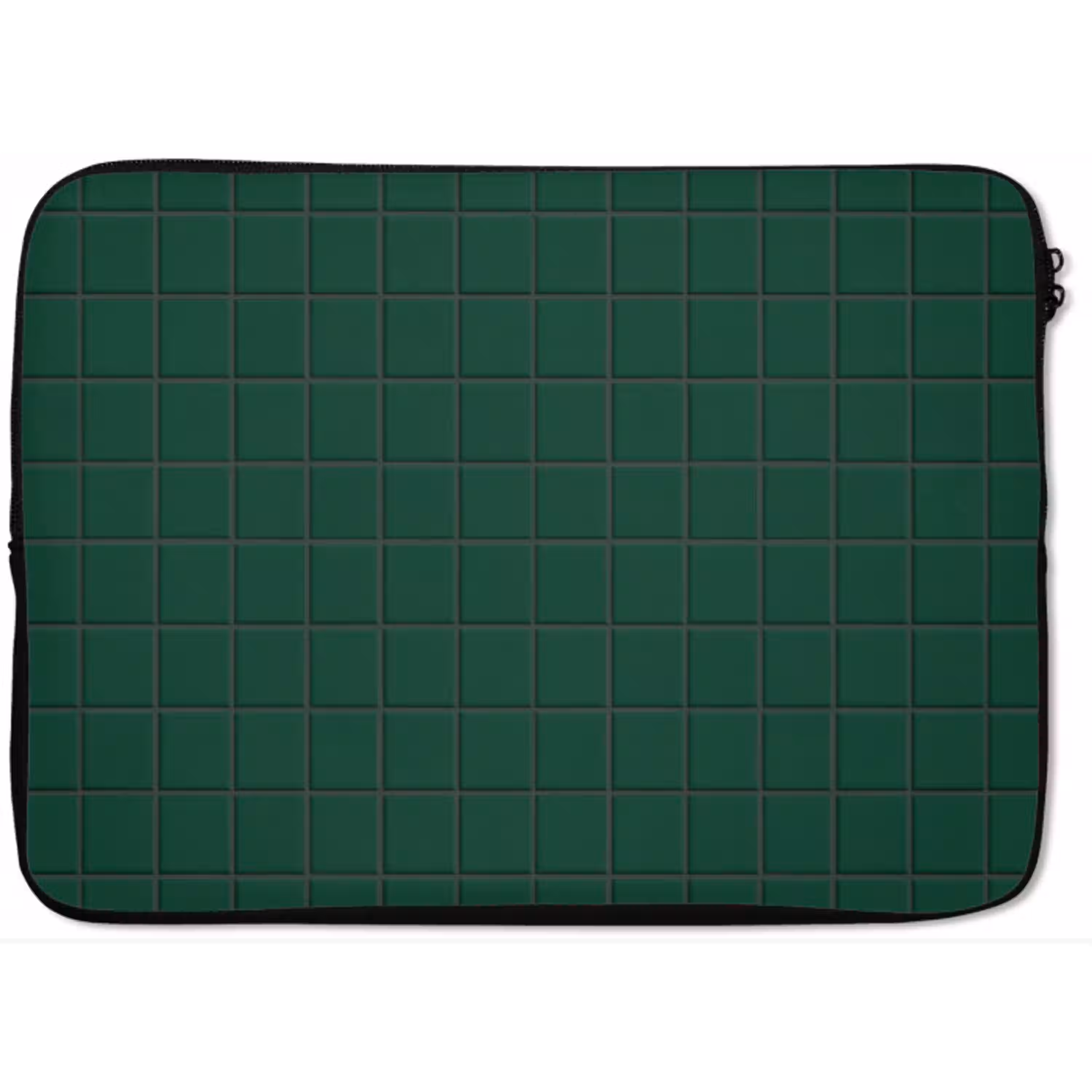 Patroon - Tegels - Dennen - Groen laptophoes neopreen klein 279 -zkaufland3dotto