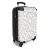 Grafisch - Patroon - Modern -  Opvallend NBS - Handbagage koffer - Kinderen Unisex middel 644 -productfoto_3d