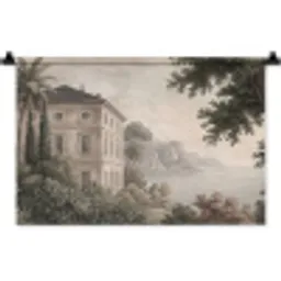 Zee - Villa - Beige Wandkleed katoen klein -zz3d