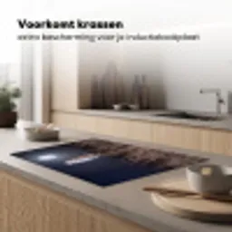 Kerkuil - Maan - Nacht Inductie beschermer vinyl 3mm klein -sfeer1