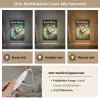 Bal - Voetbal - Groen - Oranje - Rook Light Box met kabel (Kinderlampje) klein -USP_lichtkleurNL
