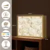 Warm - Gouden - Marmer - Patroon Light Box met batterij (Wandlamp) middel 907 -USP_websiteoverzichtNL