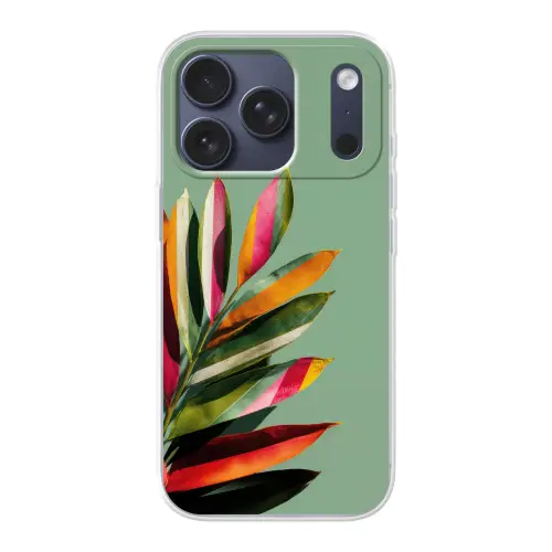 Bladeren - Tak - Kleurrijk Telefoonhoesje iPhone 17 Pro klein -3d