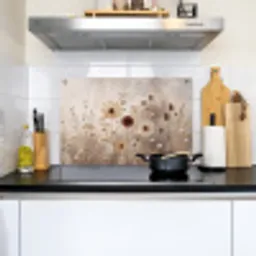 Wilde bloemen - Botanisch - Vintage - Natuur - Rustiek Inductie beschemer met haakjes klein -sfeer2