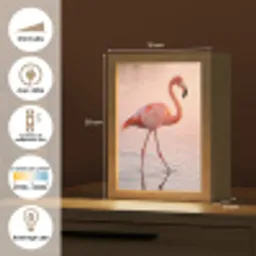 Flamingo - Water - Roze Light Box met kabel (Kinderlampje) klein -USP_FR