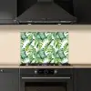Monstera - Palmblad - Jungle - Tropisch keuken achterwand spatscherm klein -sfeer1