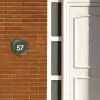 Olijfgroen - Traditioneel Naambord Organisch middel -sfeer3