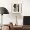 Halve cirkels - Aardetinten - Grafisch plexiglas 5mm klein -sfeer6