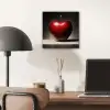 Apple - Hart - Rood aluminium wit klein -sfeer5