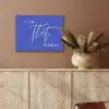 Blauw - I am that woman - Sierlijk - Minimalistisch PET vilt klein -sfeer4
