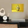 Avocado - Discobal - Geel - Glitter poster papier klein -sfeer1