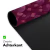 Bladeren - Patroon - Burgundy Muismat XXL klein 681 -sfeer2