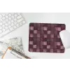 Vierkant - Tegel - Patroon - Paars muismat rubber klein 262 -witbureau