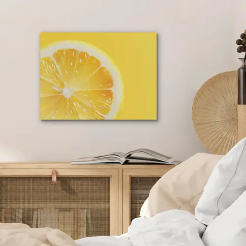 Citroen - Geel - Zonnig PET vilt klein -sfeer3