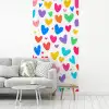 Hartjes - Kleurrijk - Patroon - Levendig fotobehang vinyl groot -woonkamer