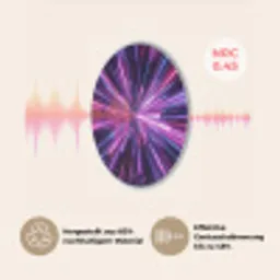 Lichtsnelheid - Ruimte - Roze - Paars Akoestische PET Vilt - Rond klein -USP_DE