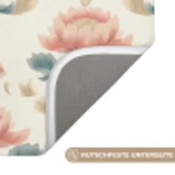 Lotus - Bloemen - Roze Badmat klein 997 -USP_AntislipDE