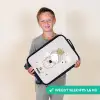 Dromerige prinses met gevlochten haar Kinderkoffer - Zwart klein -sfeer4_NL