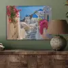 Santorini - Bloemen - Griekenland PET vilt klein -sfeer2