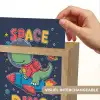 Dino - Raket - Kleurrijk Light Box met kabel (Kinderlampje) klein -USP_websiteprintFR