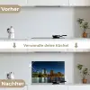 Stadslichten - Avond - Skyline - Brug keuken achterwand spatscherm klein -voor_na_DE