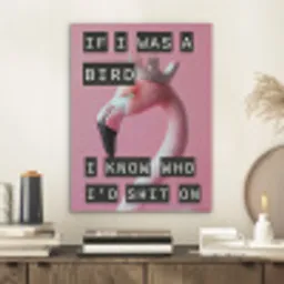Flamingo - Roze - Vogel - Decoratie PET vilt klein -sfeer1