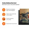 Koi - Zee - Golven - Zon Inductie beschermer vinyl 3mm klein -zzzzzzz-td-ups