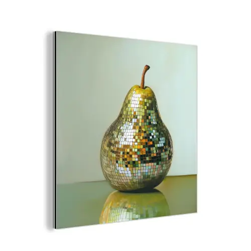 Fruit - Disco - Art - Glitter aluminium wit klein -3d