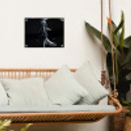 Koi - Vissen - Water - Zwart tuinposter los doek klein -sfeer7