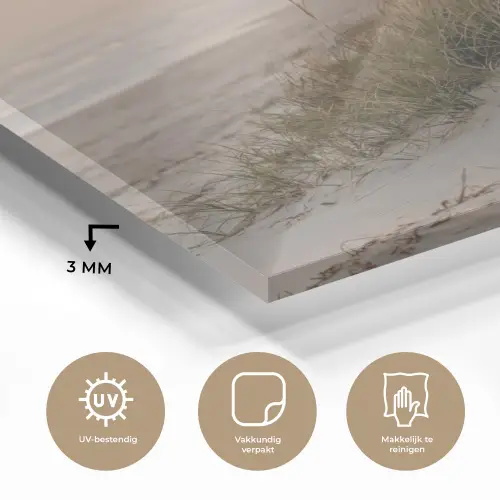 Duinlandschap - Zonsondergang - Strand plexiglas 5mm klein -sfeer2