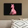 Zebra - Roze - Gestreept canvas 2cm klein -sfeer3