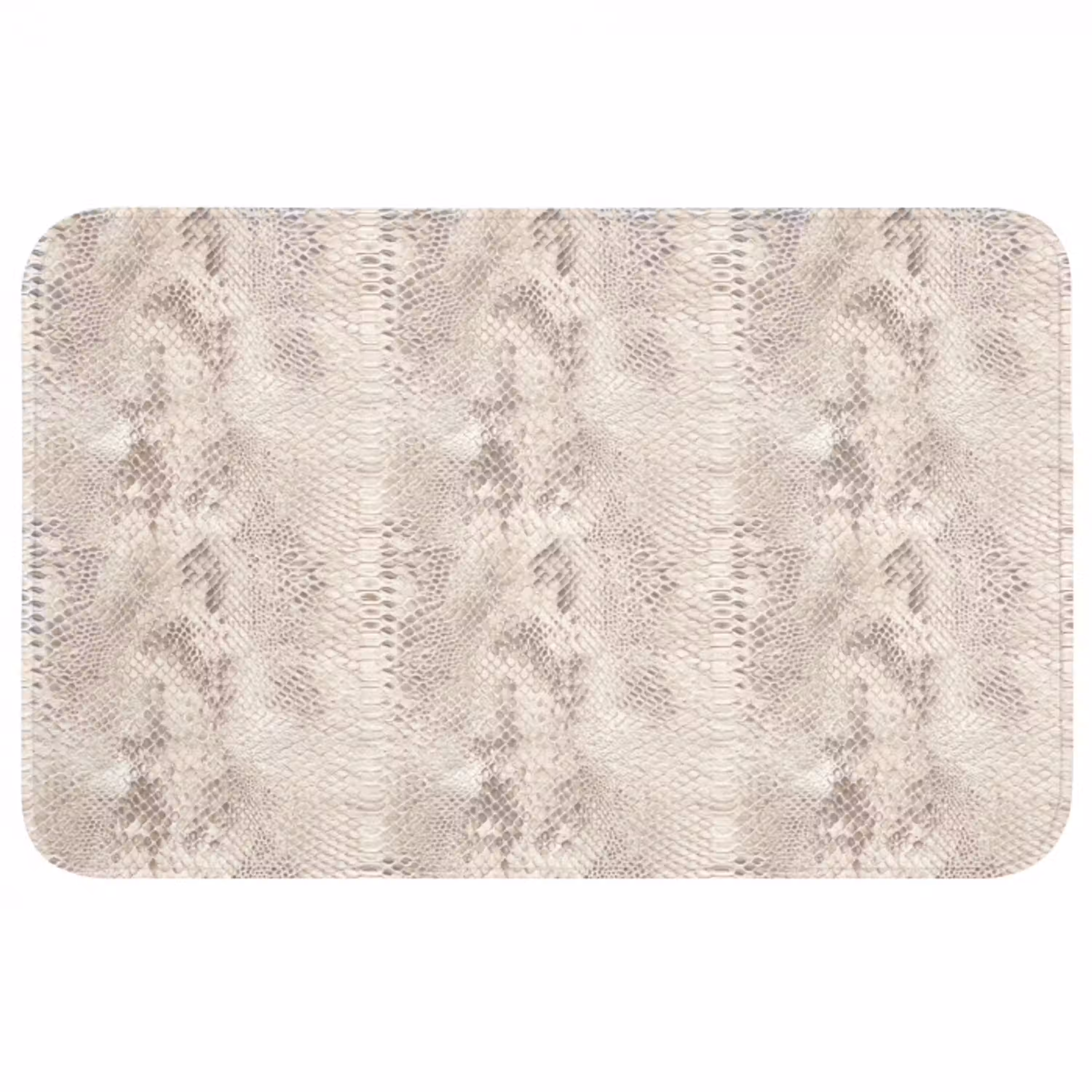 Slang - Patroon - Beige Badmat middel 997 -3d