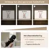 Konijn - Roze - Bellen Light Box met batterij (Wandlamp kind) middel -USP_dimbaarNL