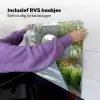 Doorkijk - Pad - Beton - Landschap Inductie beschemer met haakjes middel -ky-ophangen-nl