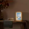 Duinen - Zomer - Zon - Landschap - Zee Light Box met kabel (Tafellamp) klein -sfeer4