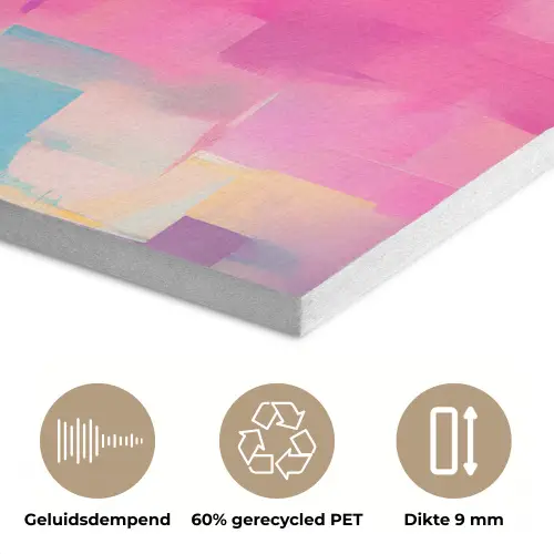 Discobal - Pink - Verf PET vilt klein -closeup_NL
