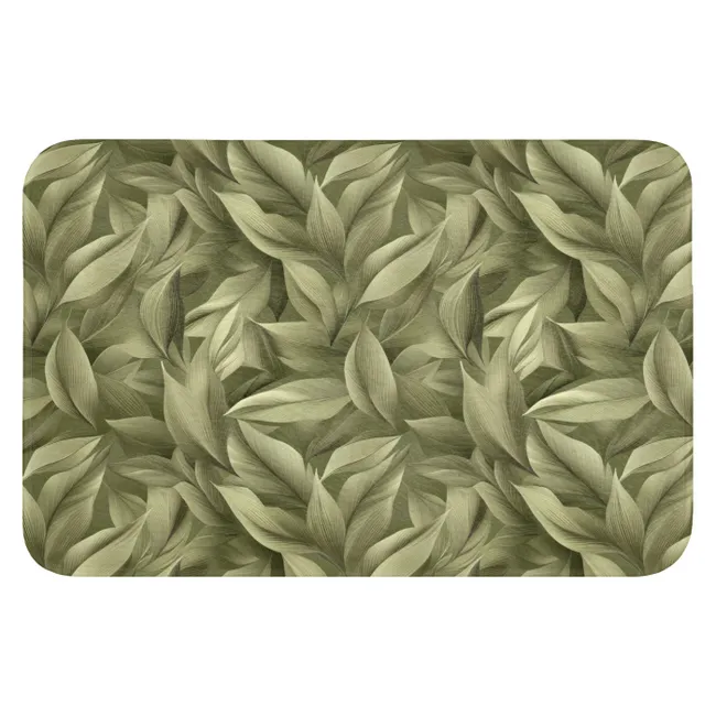 WC Mat - Bladeren - Modern - Groen