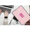 Bisou - Roze - Schaduw laptophoes neopreen klein -bureau