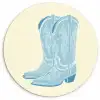 Illustratie - Cowboylaarzen - Patroon Wandcirkel plexiglas klein -3d