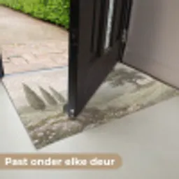 Heuvellandschap - Bomen - Natuur - Groen Deurmat klein -USP_NL