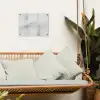 Beton - Grijs - Wit tuinposter los doek klein -sfeer7
