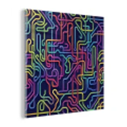 Retro - Abstract - Neon plexiglas 5mm klein -z3d
