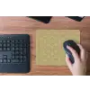 Waaier - Geometrisch - Groen muismat rubber klein 262 -toetsenbord