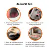Zeilboot - Roze zee - Zonsondergang - Bergen Inductie beschermer vinyl 3mm klein -zzzzzzz-td-werking
