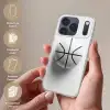 Basketbal - Wit - Schaduw - Lijnen Telefoonhoesje iPhone 17 Pro Max klein -sfeer3_DE
