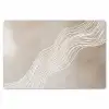 Golvende lijnen - Vloeiend - Zandkleurig Placemat vinyl groot -zzsfeer1_Kitchenyeah-website