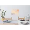 Golvende vormen - Abstract - pastel Muursticker klein -eettafel