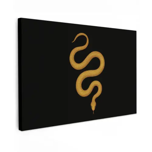 Slang - Minimalistisch - Goud canvas 2cm klein -z3d