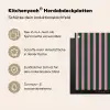 Verticale strepen - Groen - Roze Inductie beschermer vinyl 3mm middel 274 -zzzzzzusp-haakje_DE